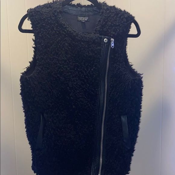 Topshop Jackets & Blazers - Topshop Faux Fur Vest